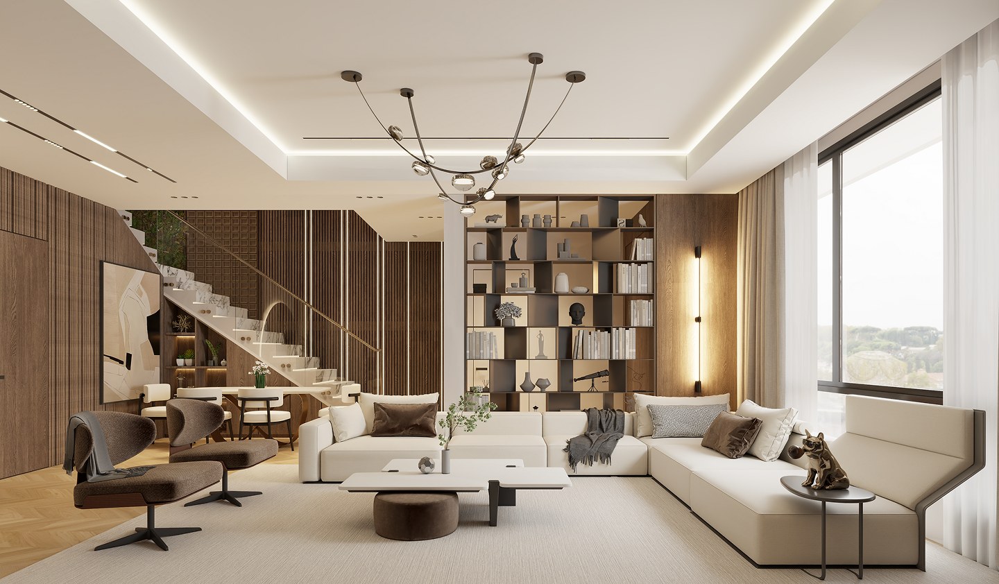 The Point living room