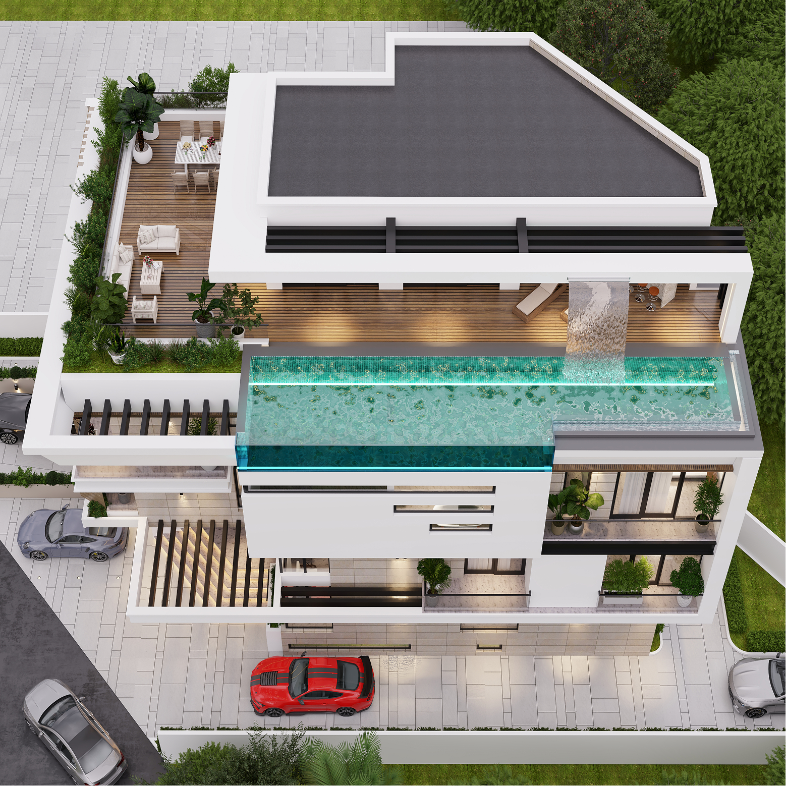 Monarch Hills row elevation