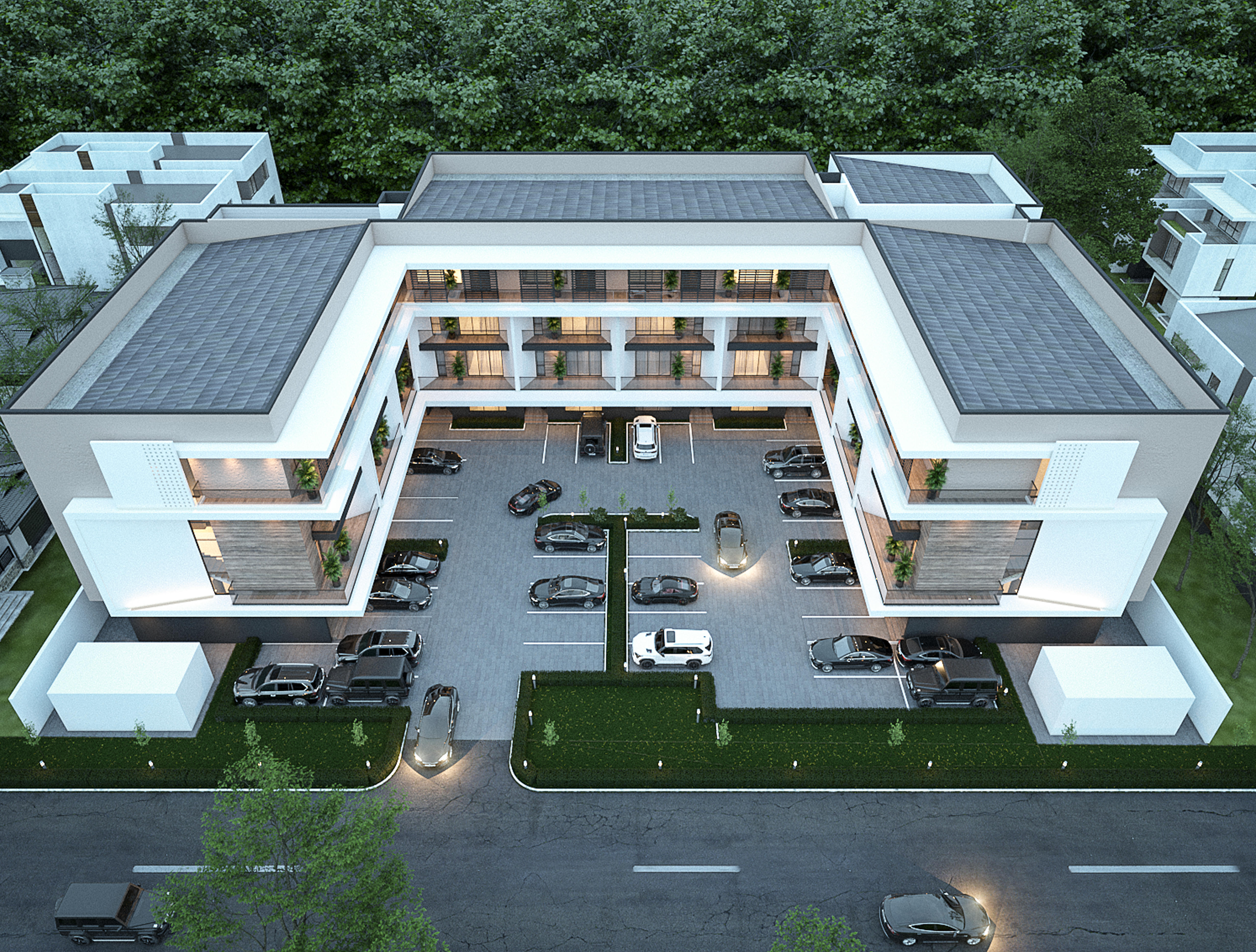 The Point — front elevation